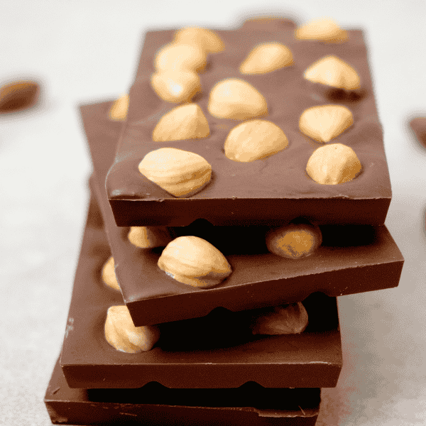 Stacked Macadamia Chocolate Bars
